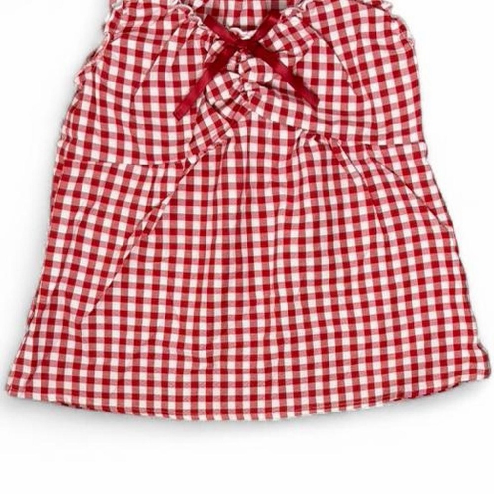 Brandy Melville Red White Gingham Ruffle Tank Top - Picture 6 of 7